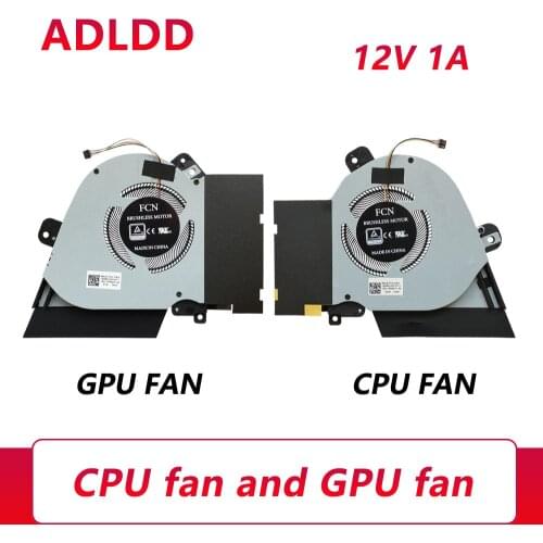 Laptop Cooling Fan DC12V 1A 4PIN For ASUS ROG Zephyrus S15 GX502 GX502LWS GX502GW GX502GV GX502LXS 13NR02U0T02011 13NR02U0T03011