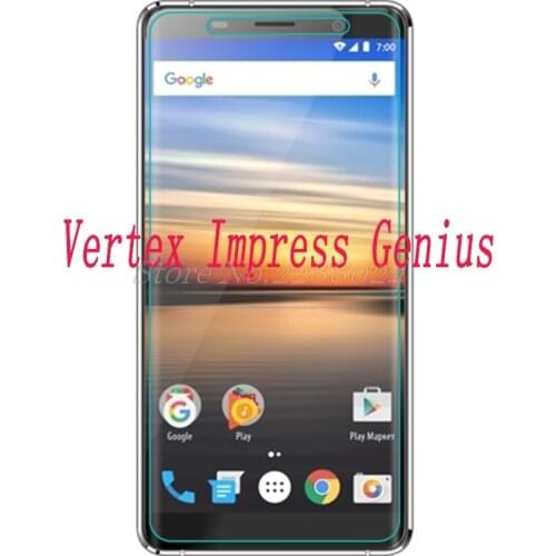 Tempered Glass Film FOR Vertex Impress Genius Screen Protector Premium Scratch-proof Protective Front Glass Film