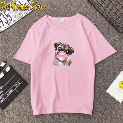 Women Graphic Dog Pet Trend Style Cartoon Animal 90s Lady Clothes Tops Clothing Tees Print Female Tshirt T-Shirt kawaii clothes