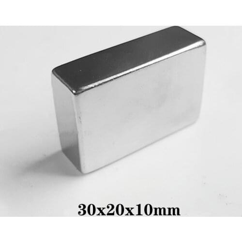 1/2/5/10pcs 30x20x10 Strong Quadrate Neodymium Magnet 30*20*10 Powerful NdFeB Magnet 30x20x10mm Block Rare Earth Magnets