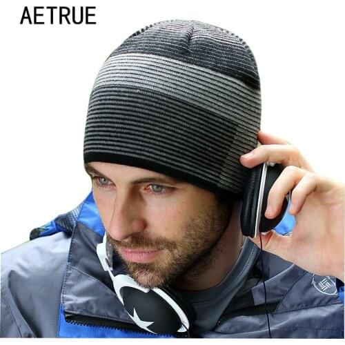 2018 Brand Fashion Beanies Mens Hat Winter Hats For Men Women Caps Skullies Knit Winter Hat Bonnet Beanie Warm Balaclava Cap