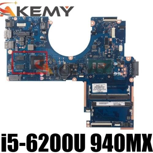 856228-601 856228-001 DAG34AMB6D0 w 940MX/2GB GPU w i5-6200U CPU for HP Pavilion Notebook 15-AU 15T-AU000 Laptop Motherboard