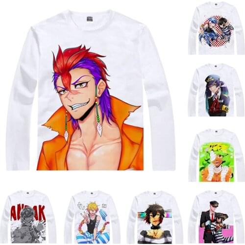 Coolprint Anime Shirt Nanbaka - The Numbers T-Shirts Multi-style Long Hajime Sugoroku Kenshiro Yozakura Cosplay Kawaii Shirts