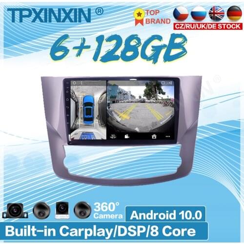 6G+128G Android 10 For Toyota AVALON 2009-2012 Car Multimedia Player Recorder Stereo Radio GPS Auto Audio Navigation Host 360 HD