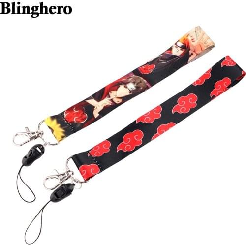 CB760 Anime Red Cloud Lanyard Keychain Lanyards for Key Badges ID Cell Phone Rope Wrist Strap Neck Straps Accessories Gifts