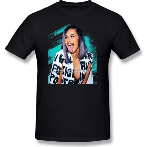 Cardi B T Shirt Character Print T-Shirt Fashion T Shirts Cotton T-Shirts Basic Tee Shirt Plus Size 5XL Men Printed Tshirt