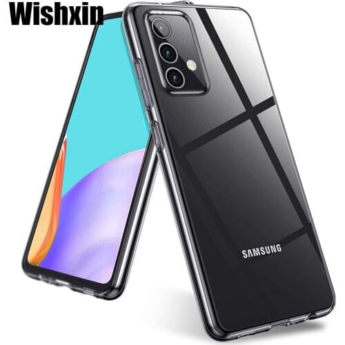 Case For Galaxy A52 A82 Ultra Thin Clear Cover Fundas For Galaxy A72 A32 4G 5G A22 A12 A42 S21 F12 M12 Quantum 2 F62 M62 A02S