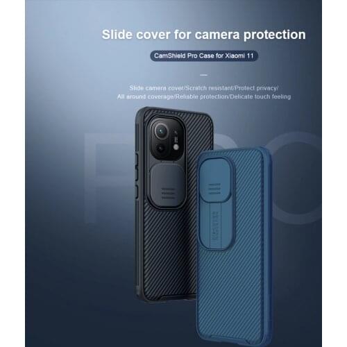 For Xiaomi Mi 11 Case NILLKIN Case Slide Camera Lens Protection Cover For Xiaomi Mi 11 Luxury Shockproof Phone Cases