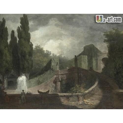 Canvas Prints Wholesale gift wall decoration fine art picture classical landscape canvas oil painting for room Classical-062