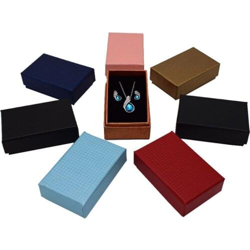 Paperboard Pendant Boxes Packaging Maquiagem Mac Sieraden Doos Jewelry Sell Display/Storage Gift Wholesale/Custom Logo sachet