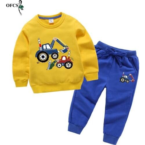 Hot! Spring Autumn Baby Girl Clothing Set Kids Tracksuit Cartoon T-shirt+Casual Pants 2pcs Children Clothes Cotton Suit 2-12Year