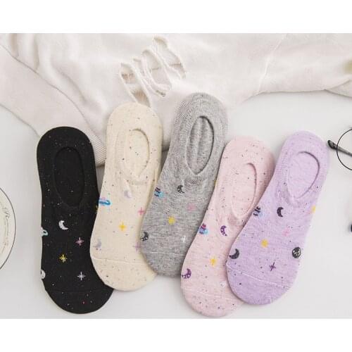 Spring And Summer Breatheable Socks Womens Fashion Boat Socks 1 Pair Cotton Casual Socks Short Ankle Socks Drop Shipping