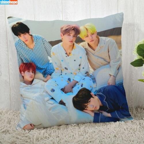 Pillow Cover Customize TXT Pillowcase Modern Home Decorative Pillow Case 45X45cm,40X40cm