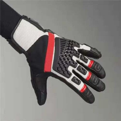 NEW Mesh breathable Motorcycle Gloves Motorcross Cycling Riding Racing Leather Gloves