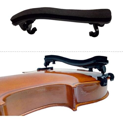 Violin Shoulder Rest Plastic Padded Foldable and Height Adjustable Rubber Violin Shoulder for Model 1/2-4/4 Violin Accessories