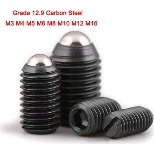 Grade 12.9 Ball Tight Set Spring Plunger Ball Plunger Wave Beads Positioning Beads Aberdeen Screws M3 M4 M5 M6 M8 M10 M12 M16