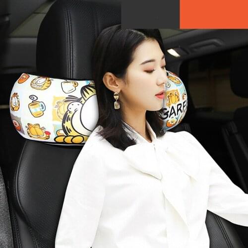 Car Seat Pillow Cartoon Headrests Cushion Car Seat Neck Pillow Kawaii Auto Pillows Multi-function Car Pillow Car Accessories