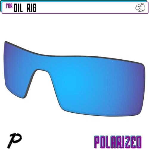 EZReplace Polarized Replacement Lenses for - Oakley Oil Rig Sunglasses - Blue P