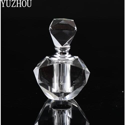6 ml Transparent k9 Crystal Glass Perfume Bottle Vintage Empty Containers Bottles Women Mini Refillable Perfume Bottles Decorate