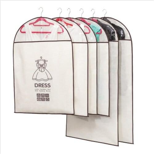 Home Dress Suit Clothes Cover Case Outer Cloth Dust proof Skirt Storage Bags Protector Clothes Dust proof Cover