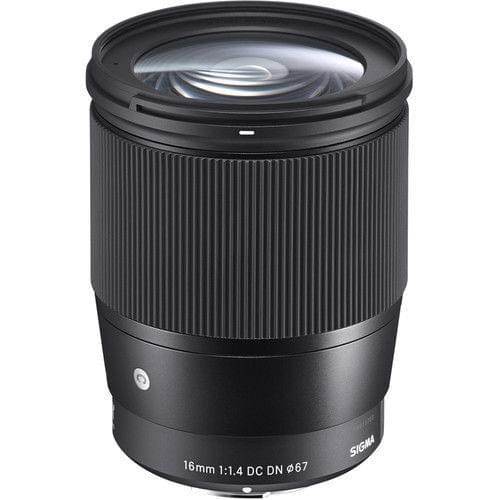 Sigma 16mm Lens Sigma 16mm f/1.4 DC DN Contemporary Lens For SONY A6500 A6300 A6000 A5100 A5000 E-mount Cameras