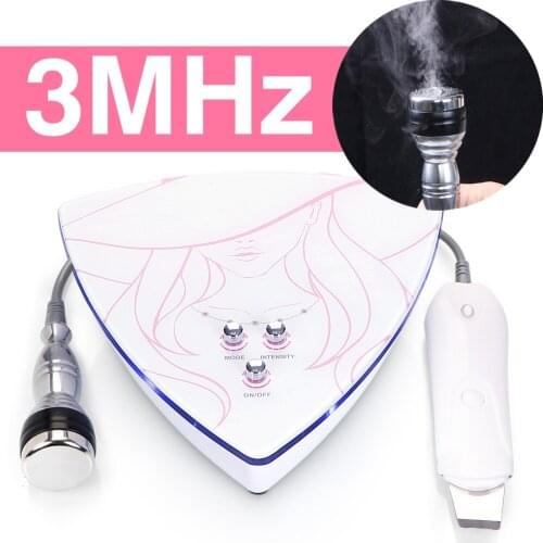 2 I n1 Ultrasonic Ultrasound Scrubber Ski Smoothing Tightening Wrinkle Elimination Dark Spots Cleanse Anti Aging Beauty Machine