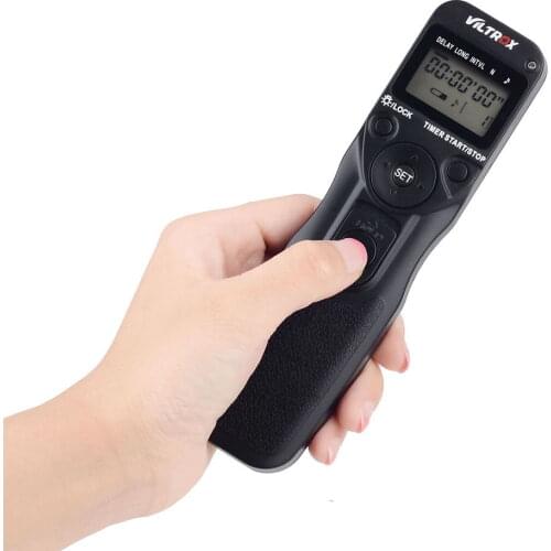 VILTROX Time Lapse Intervalometer Timer Remote Control Shutter with C3 Cable for Canon 1D Series 5D 5DII 5DIII 7D 10D 20D D30