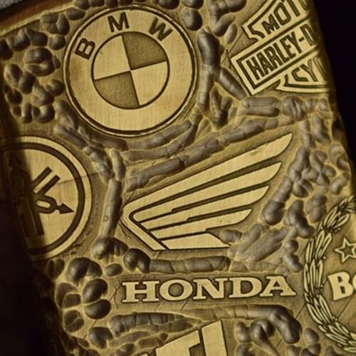 Lighter Hand Made Oil Brass Armor Knife Marks Old Mens Personality Lighter Retro Kerosene Engraved Genuine