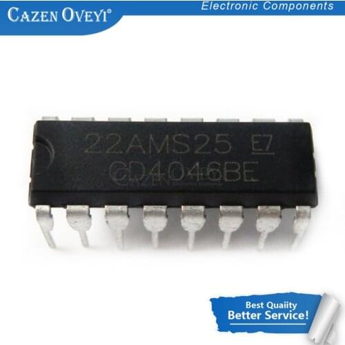 10pcs/lot CD4046BE DIP16 CD4046 DIP 4046BE DIP-16 In Stock