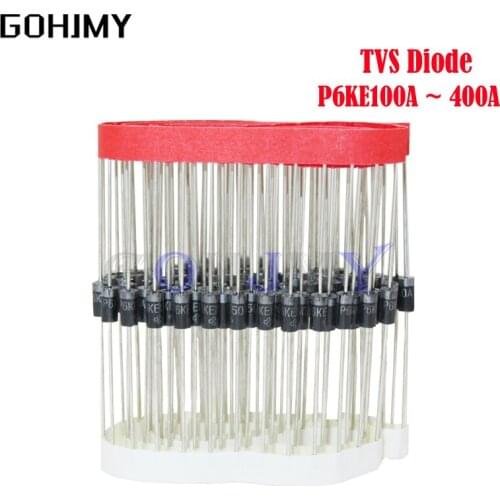 10PCS P6KE100A 100A P6KE150A 150A P6KE160A 160A P6KE180A 180A P6KE200A 200A P6KE220A 220A P6KE250A 250A TVS Diode P6KE