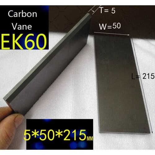 215*50*5MM DTA/VTA/KTA-140 vacuum pump carbon vanes graphite vane,carbon plate carbon vane5X50X215mm