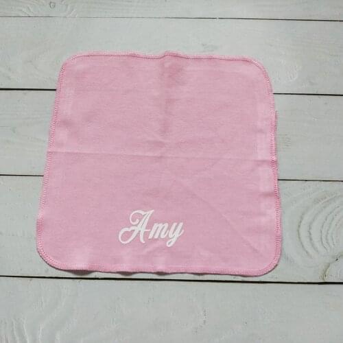 21x21CM Personalized Baby Bibs Cotton Drooling Towel Scarf Custom Name Newborn Baby Shower Gifts Infant Feeding Accessory Bibs