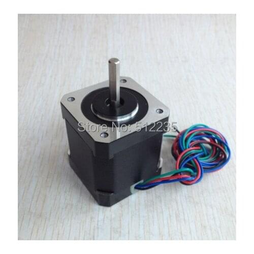5 PCS, Nema 17 Stepper Motor 4000g.cm,1.7A,2phases (CE,ROSH)42BYGHW609, CNC Robot 3D Makebot Reprap Printer
