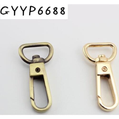 50pcs 100pc 45*22mm trigger snap hook metal swivel clasp lobster claws swivel hooks hardware hook clasp
