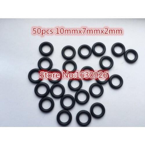 50x Automobile Seal Gaskets 10mmx7mmx2mm O Rings Washers