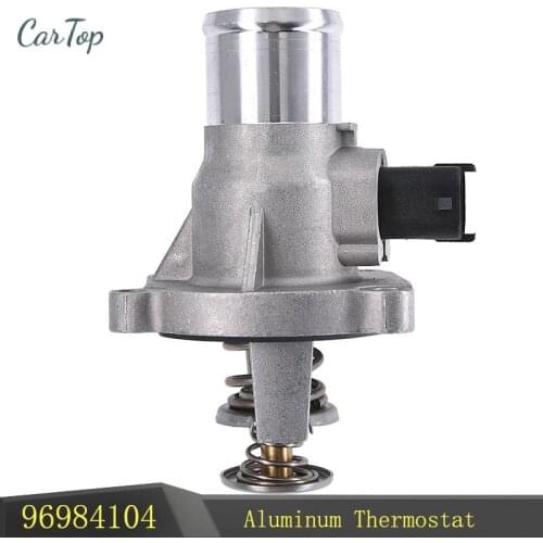 Aluminum Thermostat Housing Assembly Metal Case For Opel Astra Zafira Signum Vectra For Chevrolet Aveo Cruze 96984104