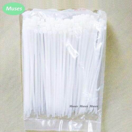 Free Shipping 250 Pcs 250mm x 8 mm Self Locking Wire Cable Zip Tie Cord Wrap Nylon Plastic