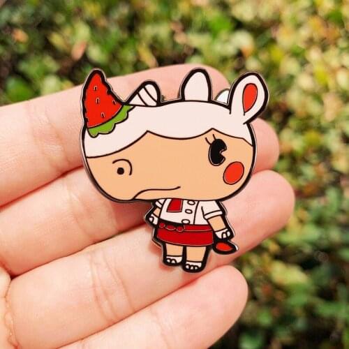 Show Off Your Cutest Rhino Brooch Pins Enamel Metal Badges Lapel Pin Brooches Jackets Jeans Fashion Jewelry Accessories