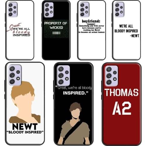 The Maze Runner Qoutes Fundas For Samsung A51 A71 A41 A31 A11 A21S A12 A32 A42 A52 A72 A02 A10 A20 S A50 A70 Case