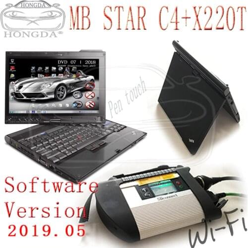 Quality Full software 2020.12 Xentry/das/DTS Monaco8 X220t i5 MB STAR C4 SD Connect Compact 4 Diagnostic Tool with WIFI Function