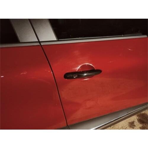 For Renault Latitude Samsung SM5 SM3 Renault Fluence L38 2009 -2016 2017 ABS Carbon Fiber Car Door Handle Cover Trim Accessories