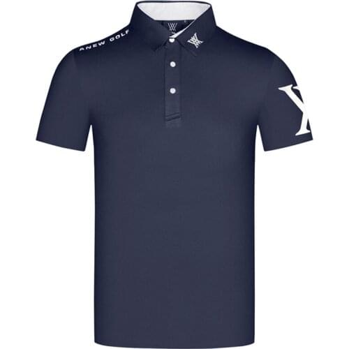 Summer JL Golf T-Shirt 3 Colors New Short Sleeve Mens Clothes Outdoor Casual Polo Shirt S-XXL in Choice