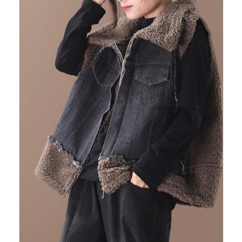 Женские джинсовые жилеты LuoYFF China At AliExpress