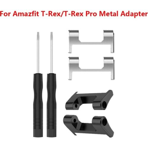 For Amazfit T-Rex T Rex Pro 22mm Strap Adapter Metal Stainless Steel Lugs Smart Watch Strap Connecting Screwdriver Accessories