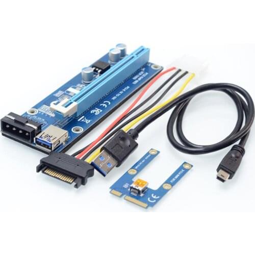 Mini PCIe to PCIe 16X Riser for Laptop External Video Card Mini ITX to PCI-e slot Expansion Card For Bitcoin BTC Miner Machine