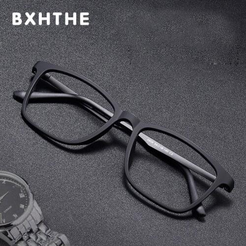2020 New Ultralight Tr90 Glasses Frame Men Square Eyewear Frames Male Classic Myopia Optical Prescription Eyeglasses Frames