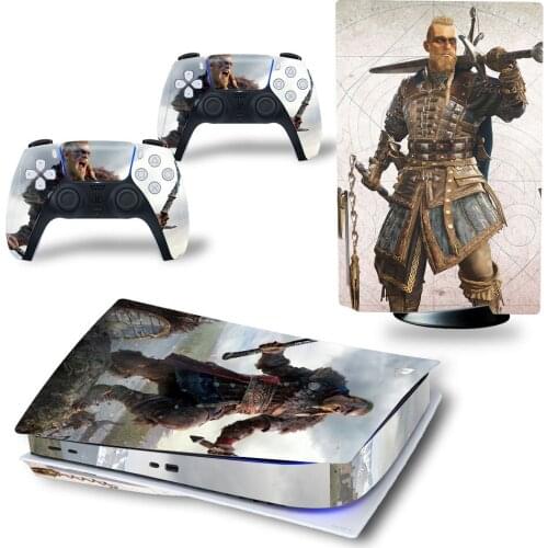 Zhan Style PS5 Standard Disc Edition Skin Sticker Decal Cover for PlayStation 5 Console & Controller PS5 Skin Sticker Vinyl