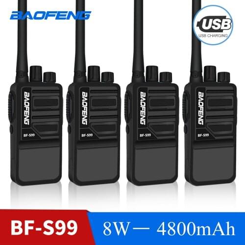 2021 Baofeng New Upgraded Version Walkie Talkie BF-S99 8W UHF 400-470MHz Portable Two Way Radio Updated from BF-888S Walky Talky