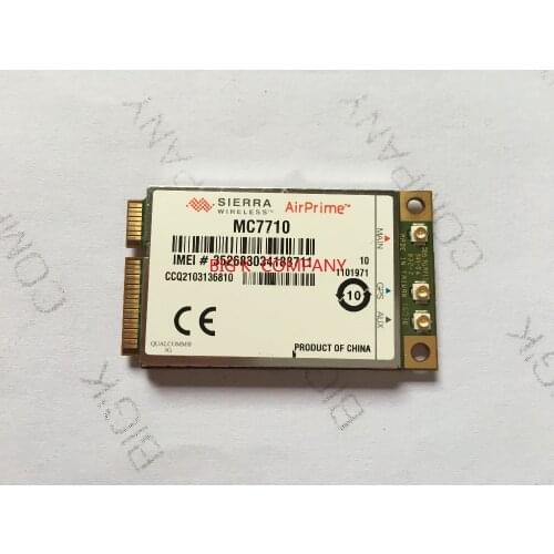 Unlocked Sierra Wireless Airprime MC7710 Mini PCI-E LTE/HSPA + 3G 4G Module Wlan WWAN Card 800/900/2100MHz Support Gobi API