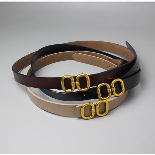 Self retaining and decorative leather belt, suit dress, shirt, waist cover, jeans, belt chain, 8-button